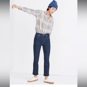 Brand new Madewell Slim Demi-Boot Jeans Midwick wash Size 27